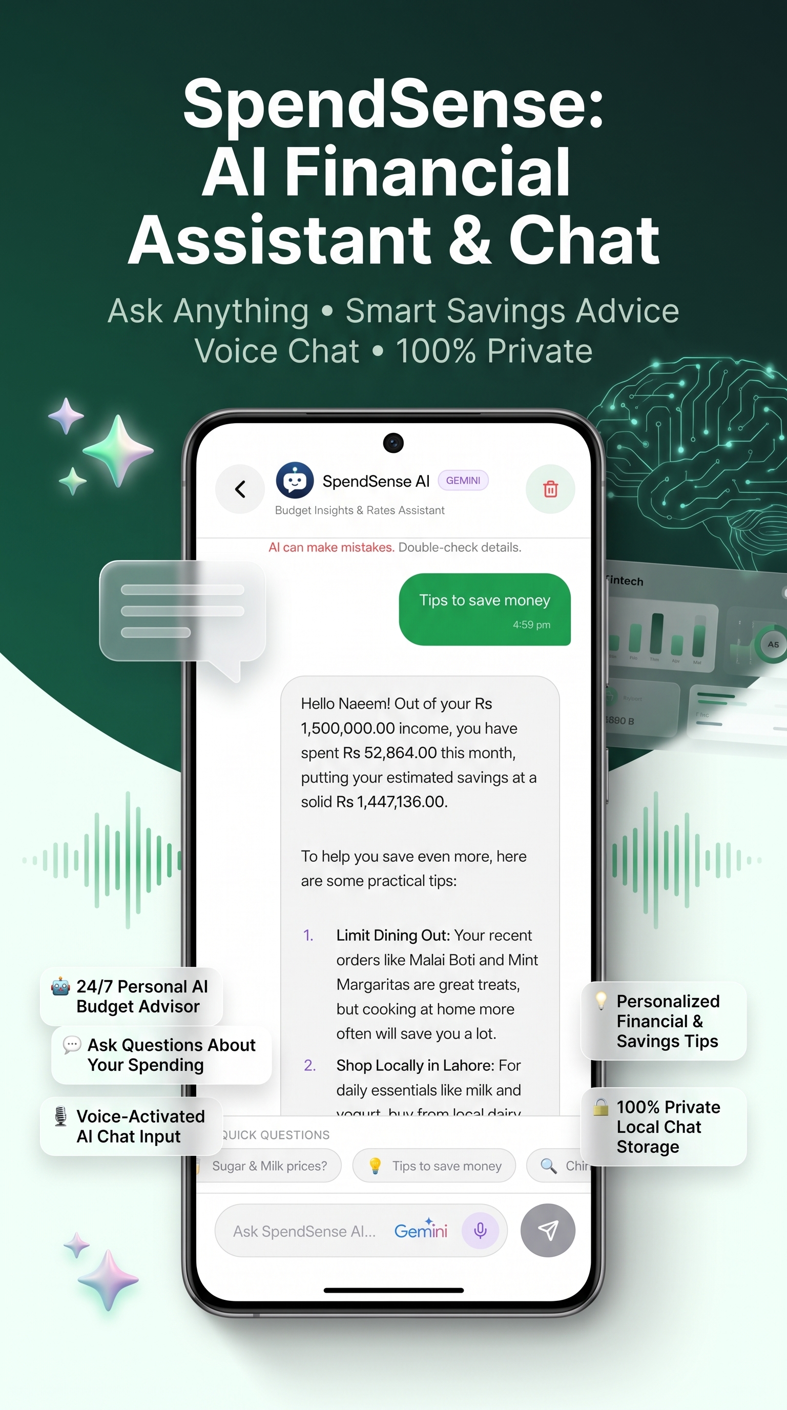SpendSense AI Chat Assistant
