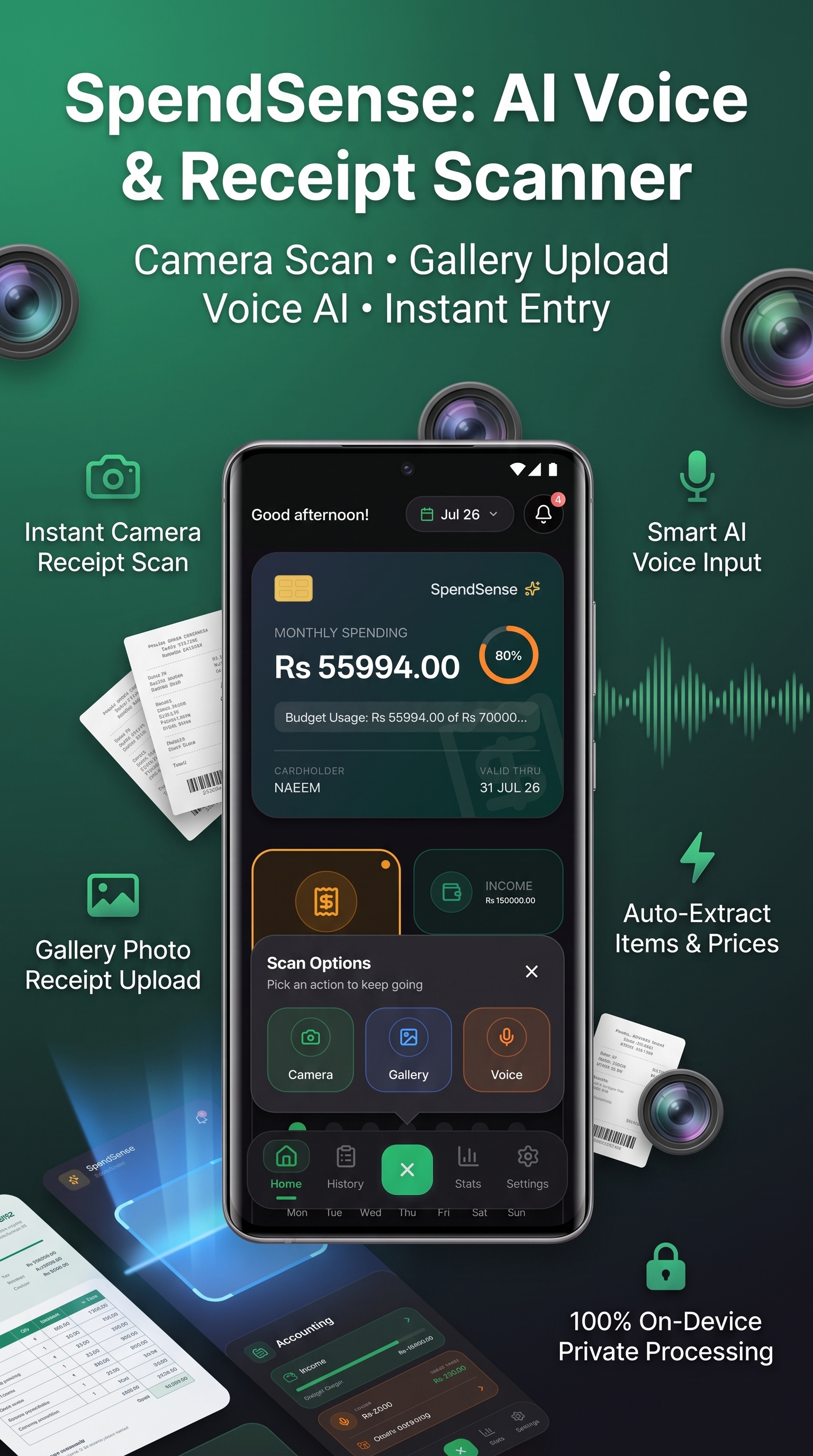 SpendSense AI Voice Scanner